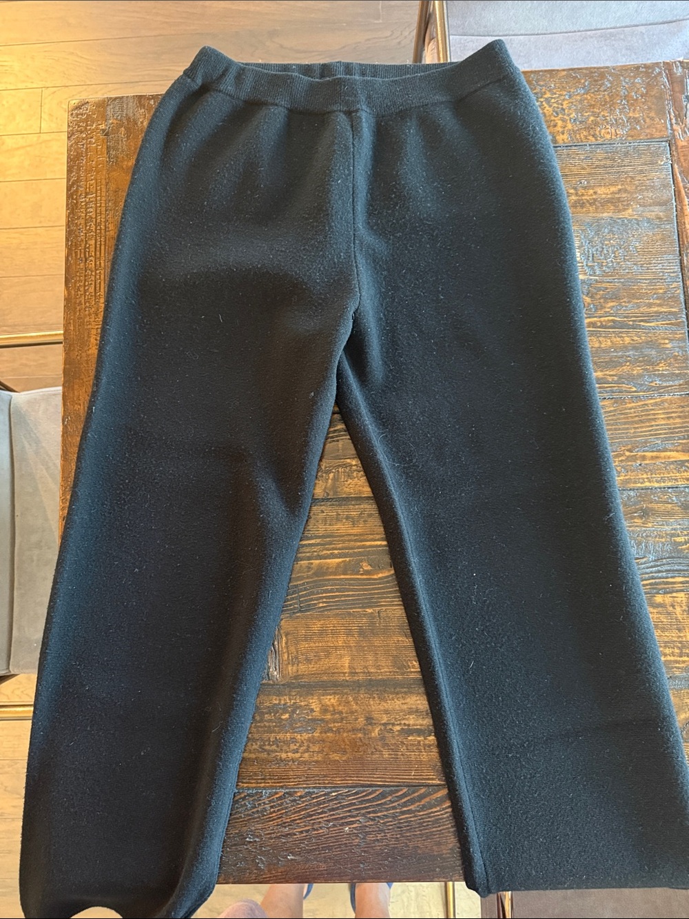 Tory Burch Black Straight-Leg Pants